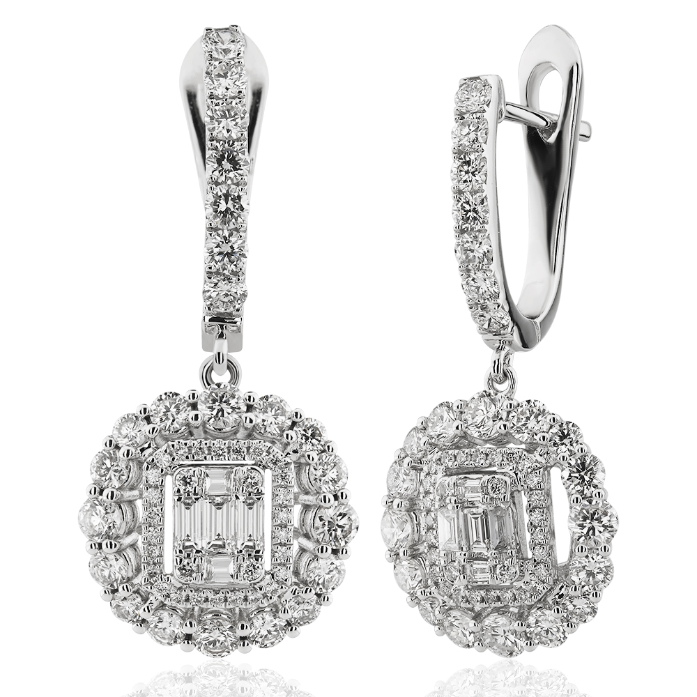 2,09 Ct. Diamond Design Earring
